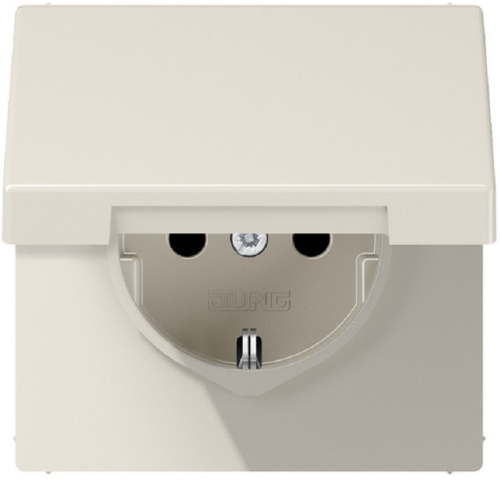 Розетка с заземлением без рамки Jung LS990 1-м. крышка шторки для IP44 бежевый Jung — купить по цене от 2&nbsp;870 ₽ | ПрофБезопасность