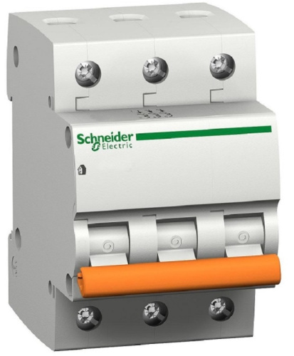 Выключатель автоматический Schneider Electric Домовой 3п C 20А ВА63 4.5кА фото 3