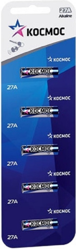 Элемент питания Космос 27А (блист.5 шт) (батарейка)