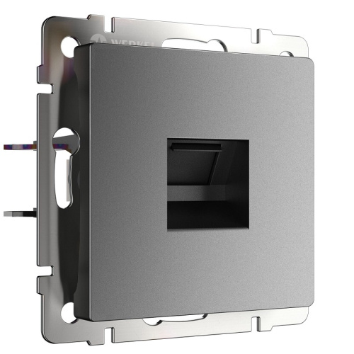 Розетка компьютерная без рамки Werkel 1-м. RJ45 5e графит матовый, Werkel, купить, цена, доставка, безопасность Розетка компьютерная без рамки Werkel 1-м. RJ45 5e графит матовый Werkel — купить по цене от 1 540 ₽ | ПрофБезопасность