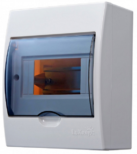 Бокс пластиковый Lezard Luxray ЩРН-П-4 (200x112x95мм) IP41 прозрачная дверь