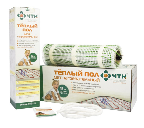 Теплый пол под плитку одножильный ЧТК МНО-220-11,0м2 (0,5 х22,0м) 2420Вт ЧТК — купить по цене от 29&nbsp;899 ₽ | ПрофБезопасность