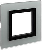 Рамка универсальная DKC Avanti 1-м. стекло светло-серый картинка