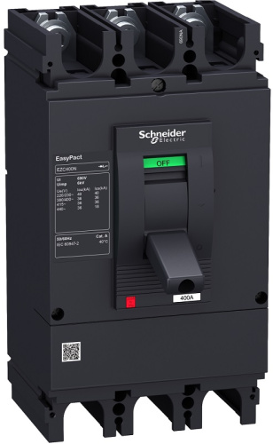 Выключатель автоматический в литом корпусе Schneider Electric EasyPact EZC400 3п 400А 36кА