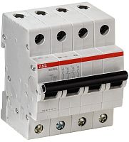Выключатель автоматический ABB S204 4п 16А C 6кА