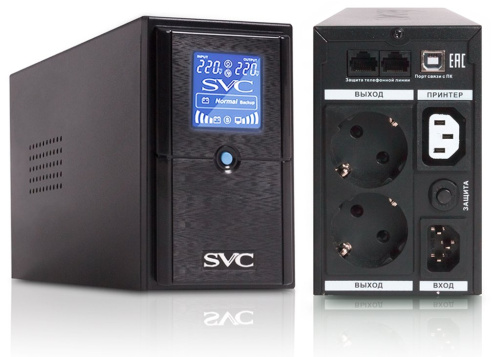 ИБП SVC V-650-L-LCD