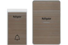 Звонок беспроводной аналоговый Navigator NDB-D-DC06-1V1-BE 36 мелодий Бежевый Navigator — купить по цене от 1&nbsp;180 ₽ | ПрофБезопасность
