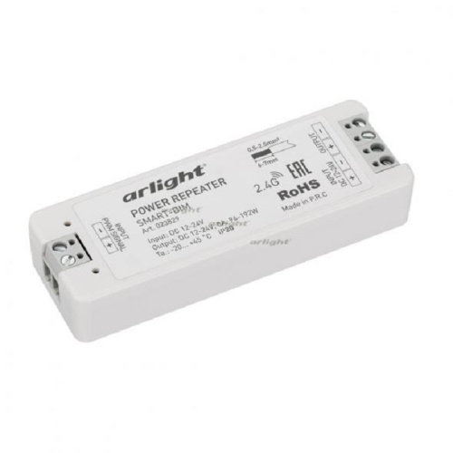 Повторитель усилитель сигнала Arlight SMART-DIM 12/24В 8А 96/192Вт IP20 , Arlight, купить, цена, доставка, безопасность Повторитель усилитель сигнала Arlight SMART-DIM 12/24В 8А 96/192Вт IP20 Arlight — купить по цене от 1 980 ₽ | ПрофБезопасность
