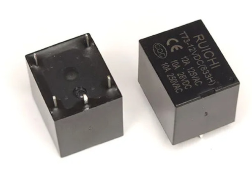 Перекидное реле 12V T72-12V-C 10A, , купить, цена, доставка, безопасность Перекидное реле 12V T72-12V-C 10A — купить по цене от 150 ₽ | ПрофБезопасность
