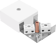 Коробка монтажная огнестойкая Гефест КМ-О(4к)-IP41-m 50x50x23мм