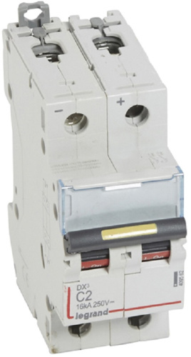 Выключатель автоматический Legrand DX3-E 10000 2п 2А C 16кА