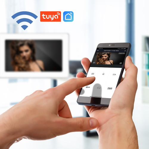 Монитор видеодомофона Novicam Freedom 7 FHD Wi-Fi черный фото 5