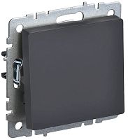 Выключатель без рамки IEK Brite ВС10-1-0-БрГ 1-кл. графит