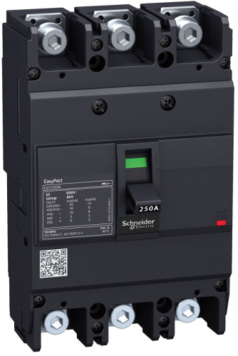 Выключатель автоматический в литом корпусе Schneider Electric EasyPact EZC250F 3п 160А 18кА