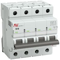 Выключатель автоматический EKF Averes AV-6 4п 10А B 6кА