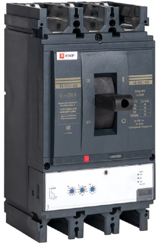 Выключатель автоматический в литом корпусе EKF PROxima Compact400 ВА-99C 3п 250А 45кА