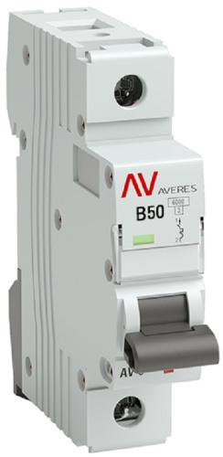 Выключатель автоматический EKF Averes AV-6 1п 50А B 6кА