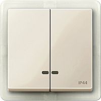 Лицевая панель Schneider Electric Merten System M для 2-кл. выключателя с подсветкой IP44 бежевый Schneider Electric — купить по цене от 2&nbsp;534 ₽ | ПрофБезопасность