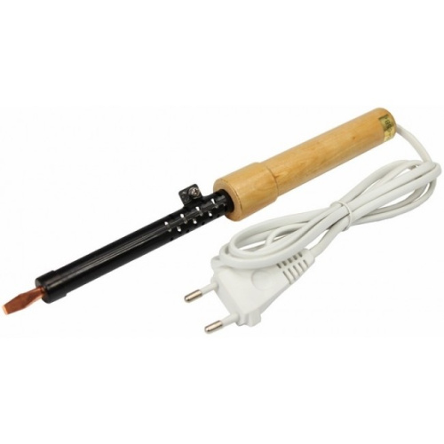 Паяльник электрический 65Вт ЭПСН ПП 220В деревянная ручка (Россия)
