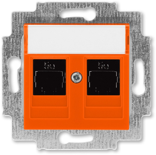 Розетка компьютерная без рамки ABB EPJ Levit 2-м. RJ45+RJ45 5e оранжевый, ABB, купить, цена, доставка, безопасность Розетка компьютерная без рамки ABB EPJ Levit 2-м. RJ45+RJ45 5e оранжевый ABB — купить по цене от 1 750 ₽ | ПрофБезопасность
