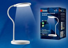 Светильник настольный Uniel LED TLD-553 USB 1200mAh 6Вт 400Лм 4500К Белый/Диммер Uniel — купить по цене от 3&nbsp;220 ₽ | ПрофБезопасность