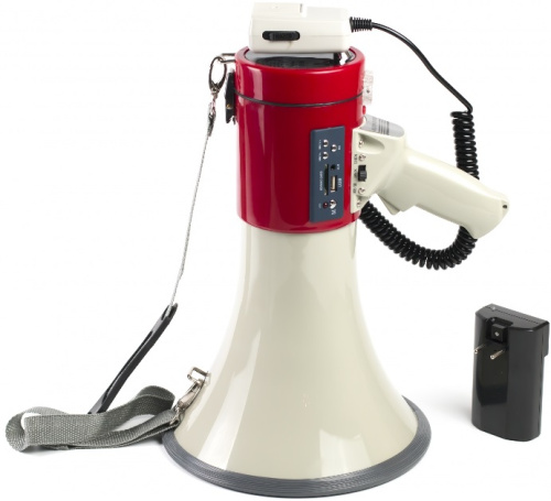 Мегафон ручной TerraSound MG-66SUL красный