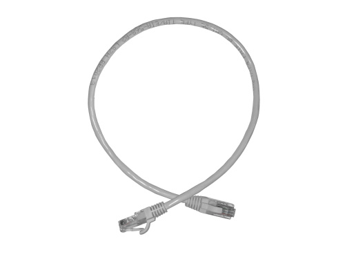 Патч-корд NETKO Optima UTP4, ВС, LSZH, литой коннектор,0.5 м (белый)