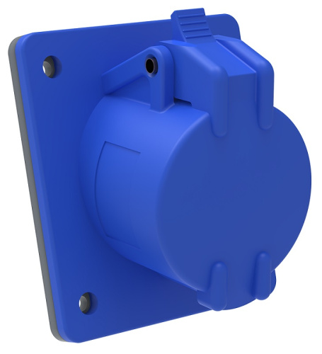 Розетка кабельная встраиваемая IEK Magnum ССИ-413 16А 2Р+PE 230В IР44 синий IEK — купить по цене от 820 ₽ | ПрофБезопасность