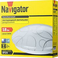 Светильник светодиодный накладной Navigator NBL-R03-18-6.5K-IP20-LED кольцо Navigator — купить по цене от  | ПрофБезопасность