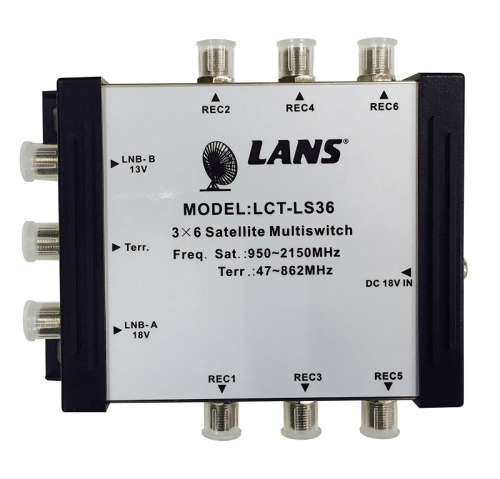 Мультисвитч оконечный Lans LCT-LS 36