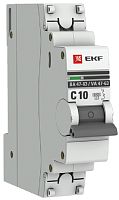 Выключатель автоматический EKF PROxima ВА47-63 1п 10А C 6кА
