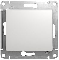 Выключатель без рамки Systeme Electric Glossa 1-кл. белый