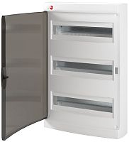 Бокс пластиковый DKC RAM base ЩРН-П-54 (625х408х137мм) без клемм IP41 белый прозрачная дверца