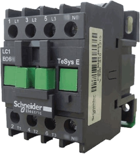 Контактор Schneider Electric TeSysE 3п 1НЗ 6А 230В тип АС3 фото 2