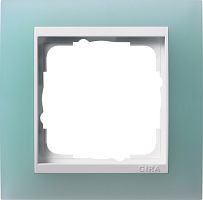 Рамка универсальная Gira Event Opaque 1-м. салатовый/белый глянец Gira — купить по цене от 1&nbsp;430 ₽ | ПрофБезопасность