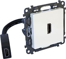Розетка HDMI без рамки Legrand Valena Life 1-м слоновая кость Legrand — купить по цене от 11&nbsp;070 ₽ | ПрофБезопасность