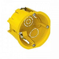 Коробка установочная Systeme Electric СП 68x45мм гипрок желтый IMT35150 ( Подрозетник )