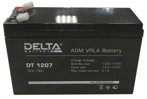 Аккумулятор Delta DT 1207 7-12 фото 2