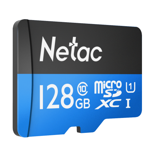 Карта памяти MicroSDXC Netac P500 Standard 128Gb NT02P500STN-128G-S