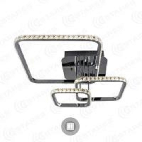 Светильник светодиодный (Люстра) Estares Versal 90W 3S-370-Chrome/crystall-220-IP20 90Вт 3000-6500К  Estares — купить по цене от 8&nbsp;400 ₽ | ПрофБезопасность