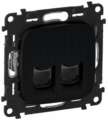 Розетка компьютерная без рамки Legrand Valena Allure 2-м. RJ45+RJ45 6e антрацит, Legrand, купить, цена, доставка, безопасность Розетка компьютерная без рамки Legrand Valena Allure 2-м. RJ45+RJ45 6e антрацит Legrand — купить по цене от 4 225 ₽ | ПрофБезопасность