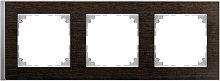 Рамка универсальная Schneider Electric Merten M-Pure Decor 3-м. венге/алюминий Schneider Electric — купить по цене от 3&nbsp;495 ₽ | ПрофБезопасность