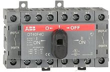 Рубильник реверсивный ABB OT40F4C 4п 40А c ручкой