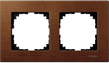 Рамка универсальная Schneider Electric Merten M-Elegance 2-м. дерево вишня