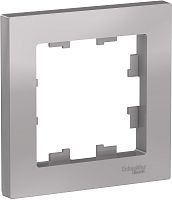 Рамка универсальная Systeme Electric AtlasDesign 1-м. алюминий