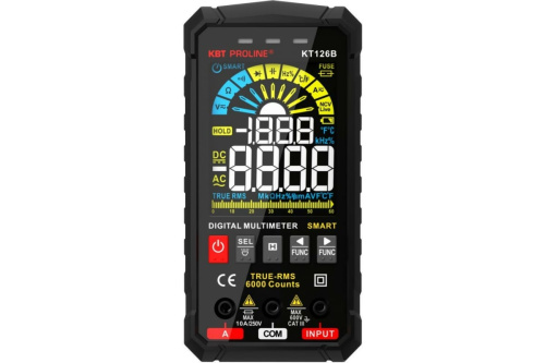 Мультиметр цифровой КВТ c True RMS серия PROLINE KT 126В