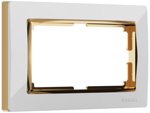 Рамка универсальная Werkel Snabb для 1-м. 2 мод. розетки белый/золото Werkel — купить по цене от 390 ₽ | ПрофБезопасность