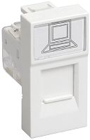 Розетка компьютерная для кабель-канала IEK Праймер 1-м. 1 мод. RJ45 5е белый IEK — купить по цене от 488 ₽ | ПрофБезопасность