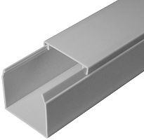 Кабель-канал Промрукав 40x40мм (2000мм) серый (уп. 60м).