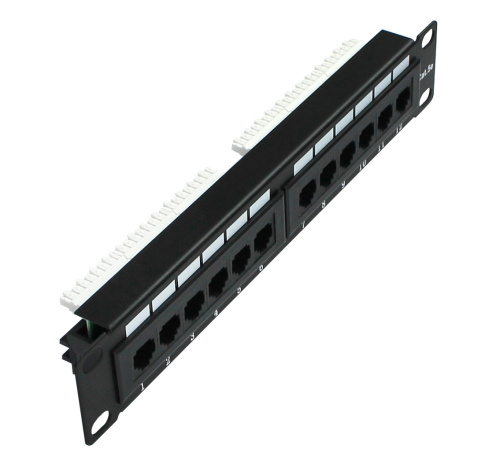 Патч-панель Netko 12 портов TP12T-KDA-CEC UTP 10", 1U, Dual Type, J фото 3